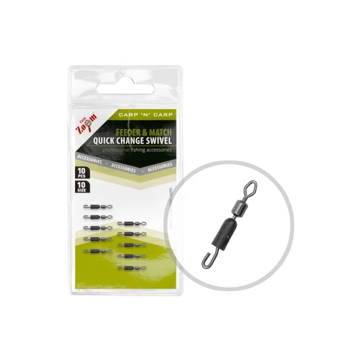 CarpZoom Feeder és match #12 gyorskapocs 10db/csg