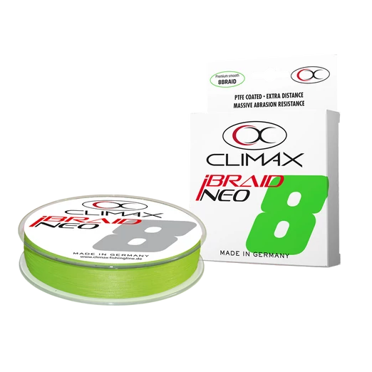 Climax iBraid Neo X8 Olive 135m 0,08mm 4,9kg fonott zsinór