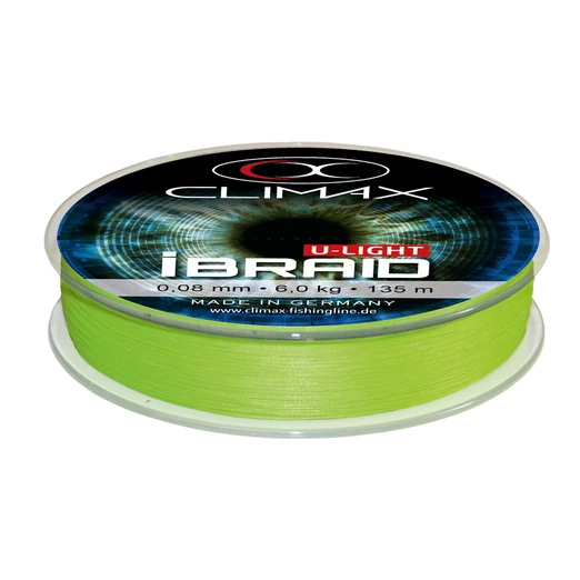 Climax iBraid U-Light Chartreuse 135m 0,08mm 6,0kg fonott zsinór