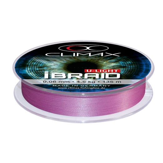 Climax iBraid U-Light Fluo Purple 135m 0,06mm 4,5kg fonott zsinór