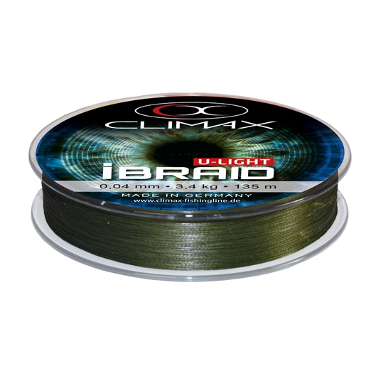 Climax iBraid U-Light Mossgreen 135m 0,04mm 3,0kg fonott zsinór