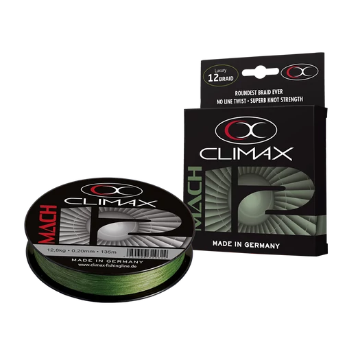 Climax Mach X12 Moss Green 135m 0,11mm 6,0kg fonott zsinór