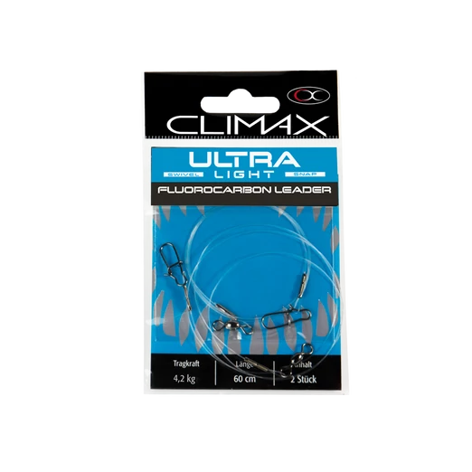 Climax Ultra Predator Fluorocarbon Light 60cm 0,23mm 4,2kg ragadozó előke