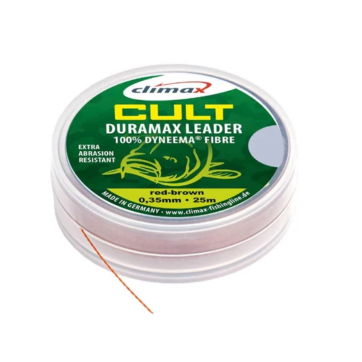 Climax Cult Carp Duramax Shockleader 25m 15lb pontyozó fonott előkezsinór
