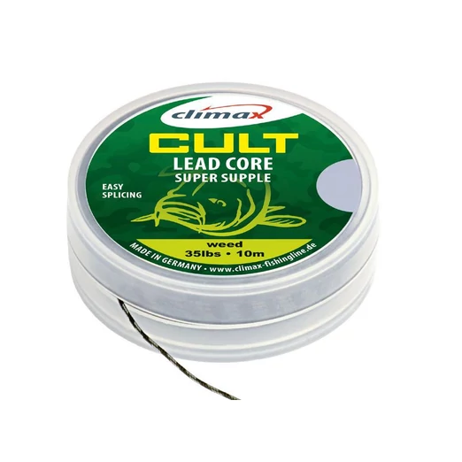 Climax Cult Carp Leadcore 10m 35lb Dark Silt pontyozó előkezsinór