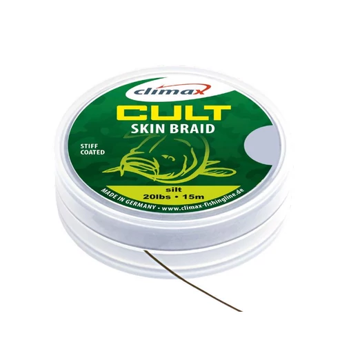 Climax Cult Carp Skin Braid 15m 20lb Camou Brown pontyozó fonott előkezsinór