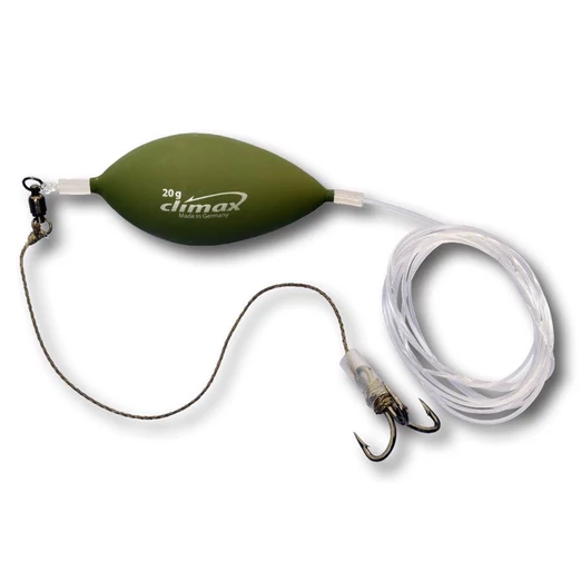 Climax Cult Catfish Rig Natural Bait Combi Rig 180cm 120kg 2/0 előkötött szerelék