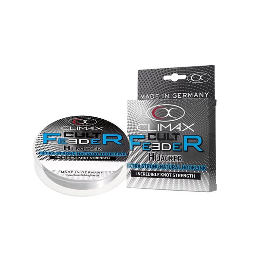 Climax Cult Feeder Hijacker Natural Hooklink 25m 0.28mm monofil előkezsinór