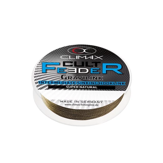 Climax Cult Feeder Braid Gravilink 10m 0.13mm Camou Brown fonott előkezsinór