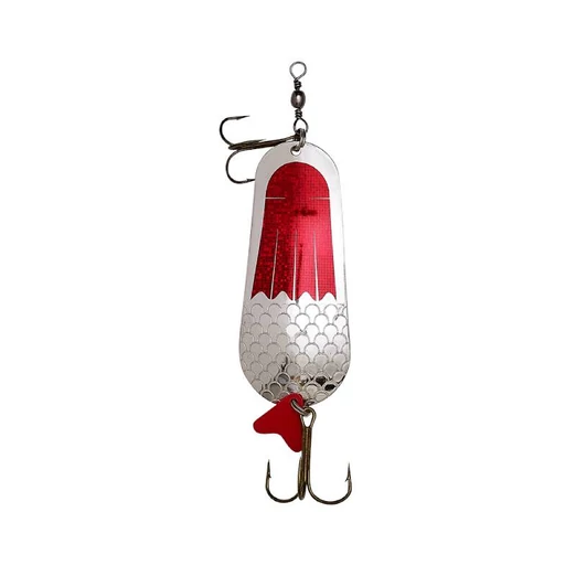 DAM Standard kanál villantó 16gr-ezüst-piros csillám