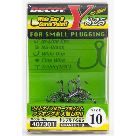 Decoy Y-S25 Light Game #16 hármas horog 8 db/csg