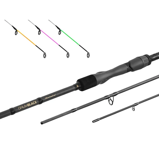 Delphin Opium BlacxFEEDER 3G TechnoCORK 330cm 80g feeder horgászbot
