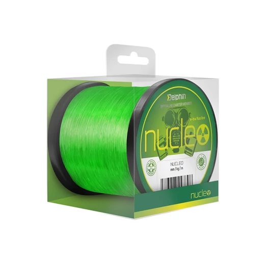 Delphin NUCLEO fluo zöld 0,35mm 10,4kg 15000m pontyozó zsinór