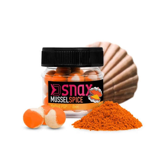 Delphin D SNAX POP csali 12mm 20g Kagyló-Fűszer pop up