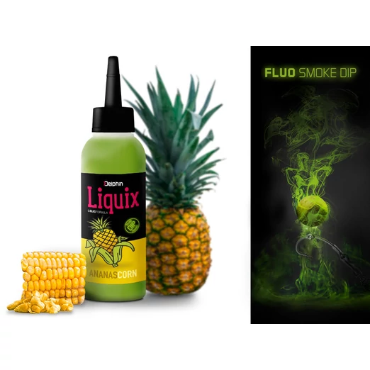 Delphin D SNAX LiquiX 100ml Kukorica-Ananász fluo dip