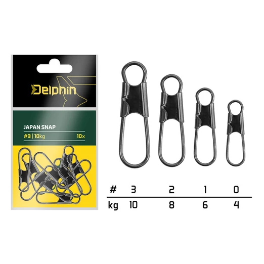Delphin Japan snap kapocs 10db #3 10kg