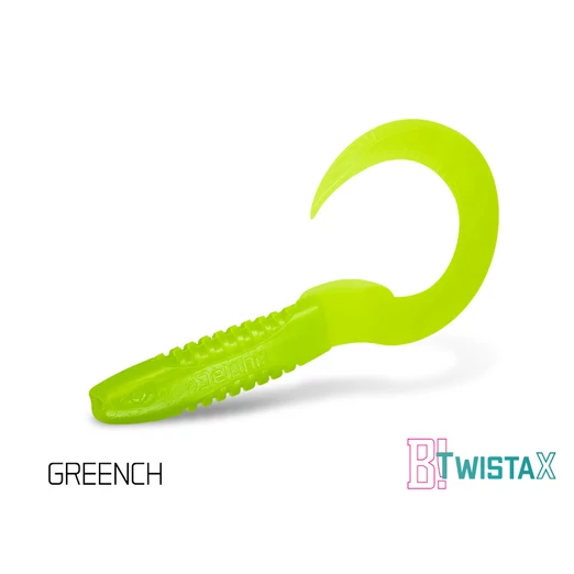 Delphin TwistaX Eeltail UVs 5db 15cm GREENCH gumihal
