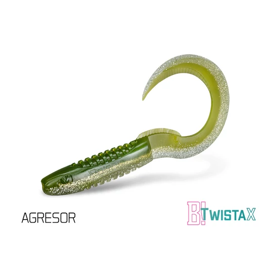 Delphin TwistaX Eeltail UVs 6x 5db 15cm AGRESOR Duopack box