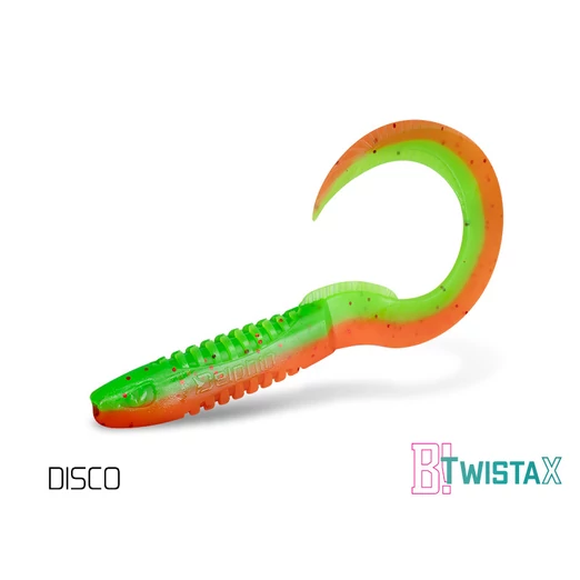 Delphin TwistaX Eeltail UVs 5db 15cm DISCO gumihal