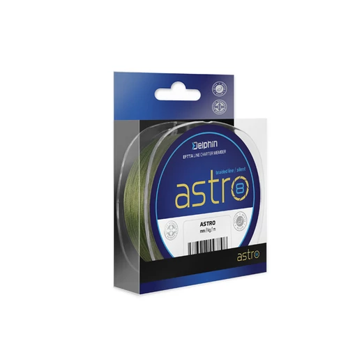 Delphin ASTRO 8 zöld 0,33mm 25,9kg 200m fonott zsinór