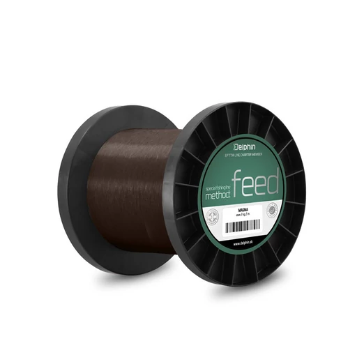 Delphin METHOD FEED barna 0,25mm 5,5kg 5000m feeder monofil zsinór