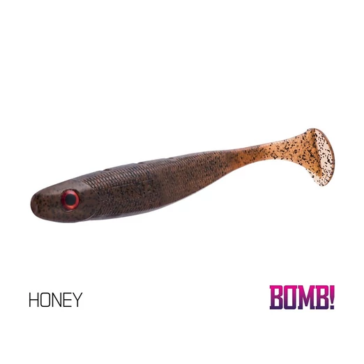 Delphin BOMB! Rippa 5db 10cm HONEY gumihal