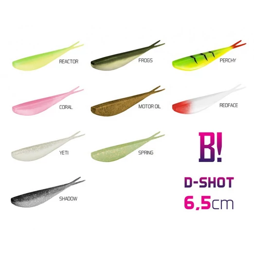 Delphin Bomb! D-Shot 6,5cm Redface gumihal 5 db/csg