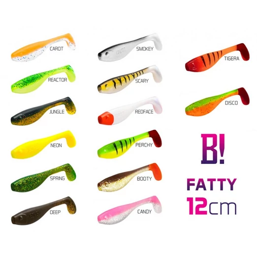 Delphin Bomb! Fatty 12cm Carot gumihal 5 db/csg