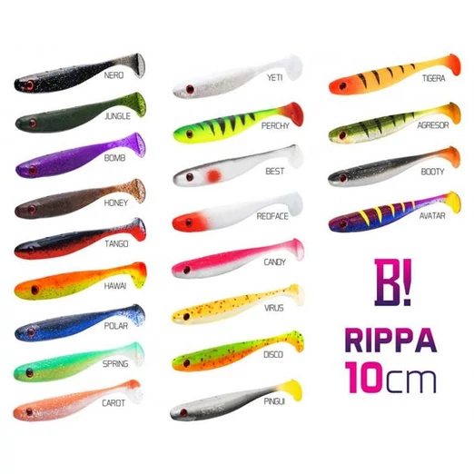 Delphin Bomb! Rippa 10cm Nero gumihal 5 db/csg