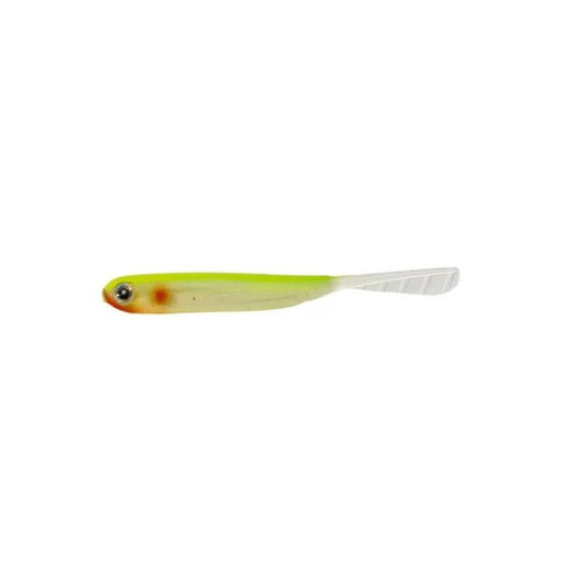 Tiemco PDL Super Livingfish 3" 7,6cm Crystal Chartreuse gumihal 7 db/csg