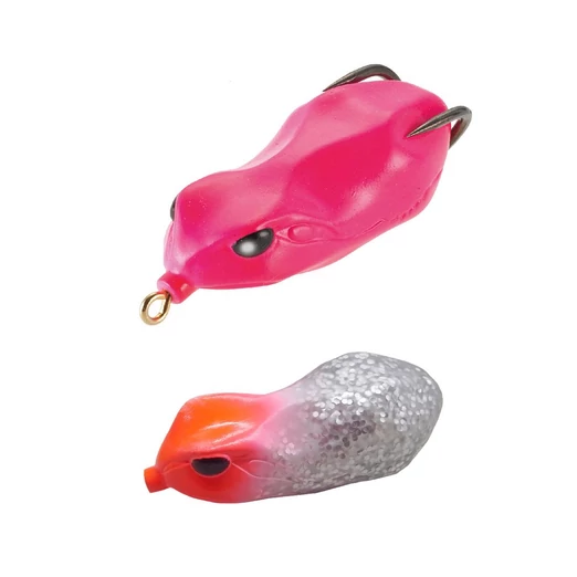 Tiemco Vajra Frog FRG-60 6cm 17 Read Head/Silver Glitter gumibéka