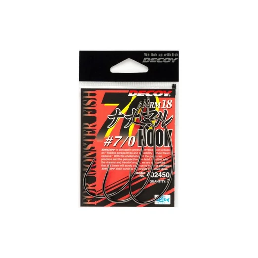 Decoy Offset Worm 18 Nana-Maru 7/0 horog 3 db/csg