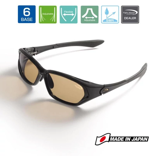 Tiemco Sight Master Sicuro Matte Black SWR Super Light Brown polarizált napszemüveg