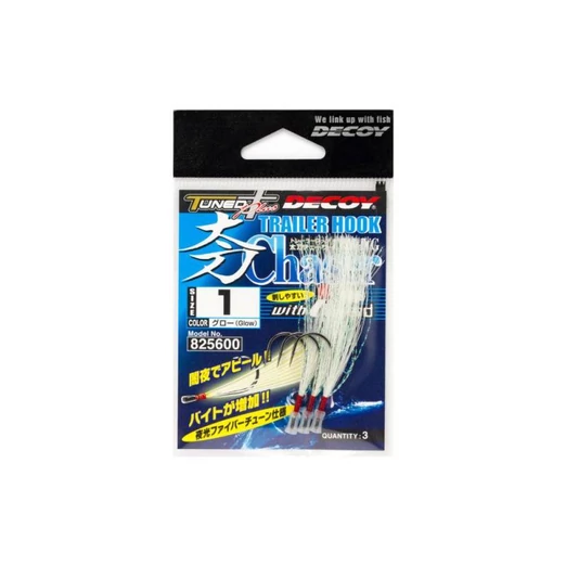 Decoy TH-4 Tachi Chaser Glow #1/0 trailer horog 3 db/csg