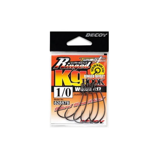 Decoy Offset Worm 417 Ringed KG 2/0 horog 4 db/csg