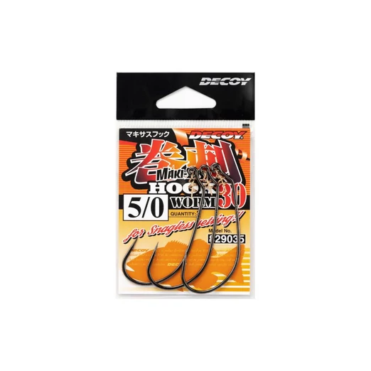 Decoy Worm 30 Makisasu 4 offset horog