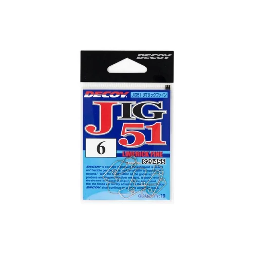 Decoy Jig51 Limerick Fine #3 jig horog 9 db/csg