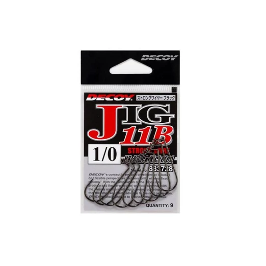 Decoy Jig11B Strong Wire Black #2 jig horog 9 db/csg