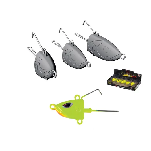 Herakles XX 30gr Chartreuse jigfej ólom 10 db/csg