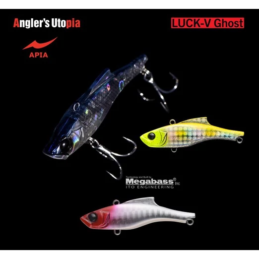 APIA LUCK-V GHOST 65mm 15gr 02 Red Head Holo wobbler