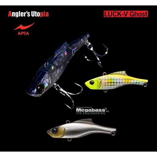 APIA LUCK-V GHOST 65mm 15gr 13 Black Silver wobbler