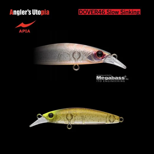 APIA DOVER 46 SLOW SINKING 46mm 2,3gr 08 Champagne Clear　 wobbler