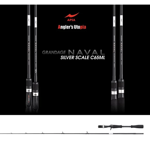 APIA GRANDAGE NAVAL SILVER SCALE C65ML CAST 1,96m 7-25gr pergető horgászbot