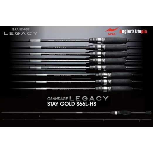 Apia Grandage Legacy STAY GOLD S66L-HS 1.98m 0.3-10gr pergető bot