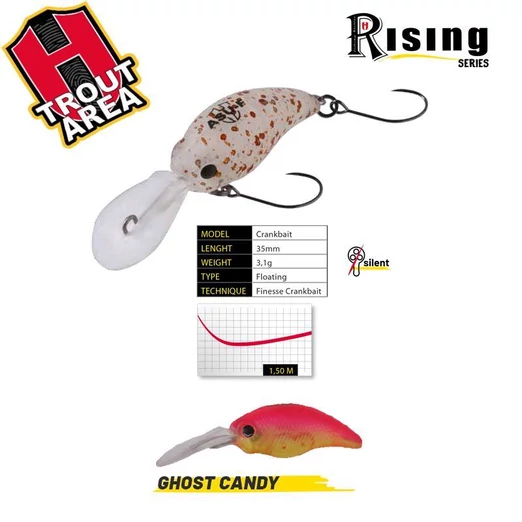 Herakles ASU 35F 3,5cm 3,1gr Ghost Candy wobbler