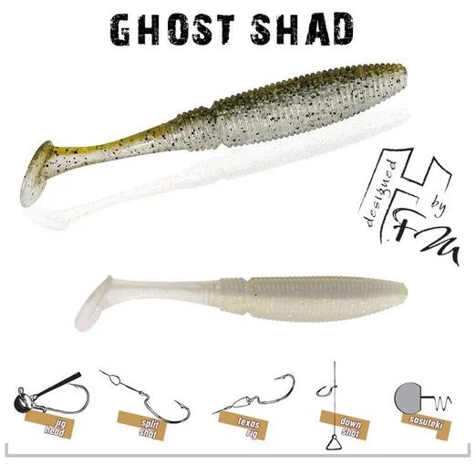 Herakles Ghost Shad 5cm Sexy Shad gumihal 8 db/csg