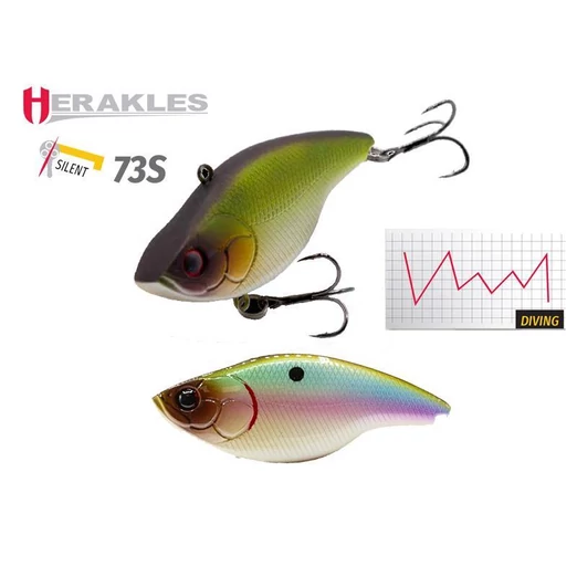 Herakles Blaze Rattle 73 Silent S 7,3cm 17gr Rainbow Shinner wobbler