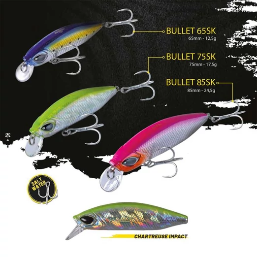 Herakles Bullet 65SK 6,5cm 12,5gr Chartreuse Impact wobbler