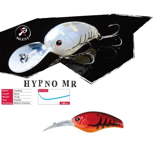 Herakles Hypno-MR F 5,6cm 14,5gr Red Craw wobbler