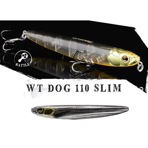 Herakles WT-Dog 110 Slim 11cm 13,5gr Live Mullet wobbler